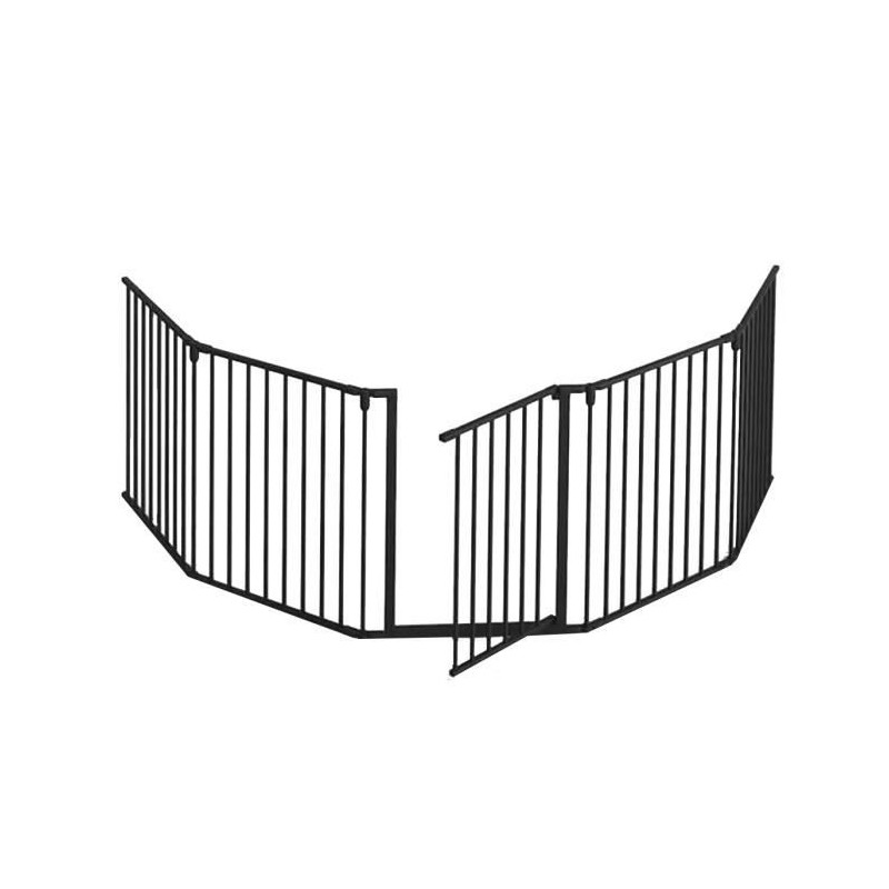 NORDLINGERPRO Barriere Pare feu pliable avec portillon – protection feu chemi...