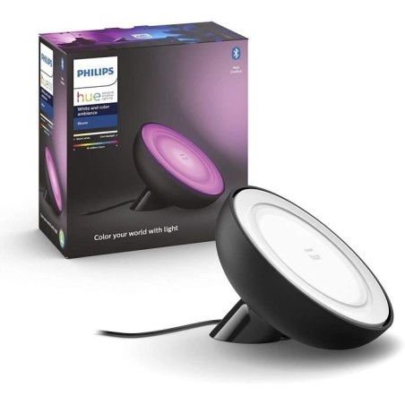 Philips Hue White & Color Ambiance, lampe Bloom, Noir, compatible Bluetooth, ...