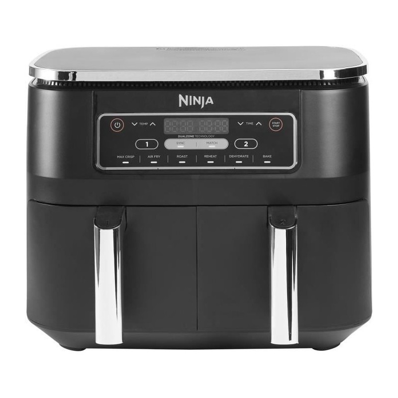 Friteuse sans huile NINJA - Foodi Dual Zone AF300EU - Capacité 7,6L - 6 progr...