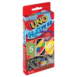 Mattel Games - UNO H20 TO GO - Uno Sport Jeu De Cartes - Jeu De