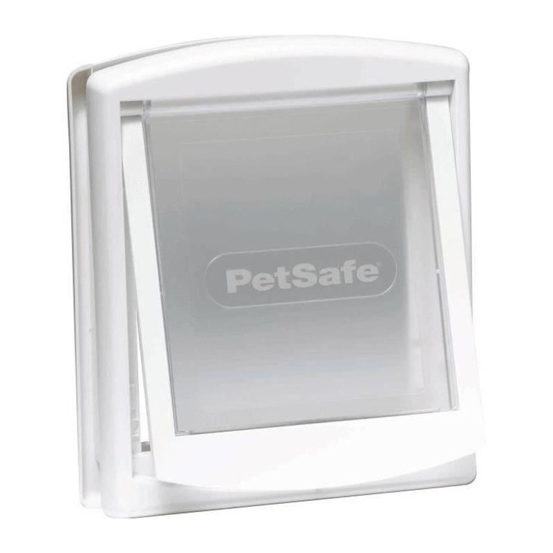 PetSafe Porte a 2 Voies pour Chiens 715 Petit Blanc Chatiere pour Chiens 411395