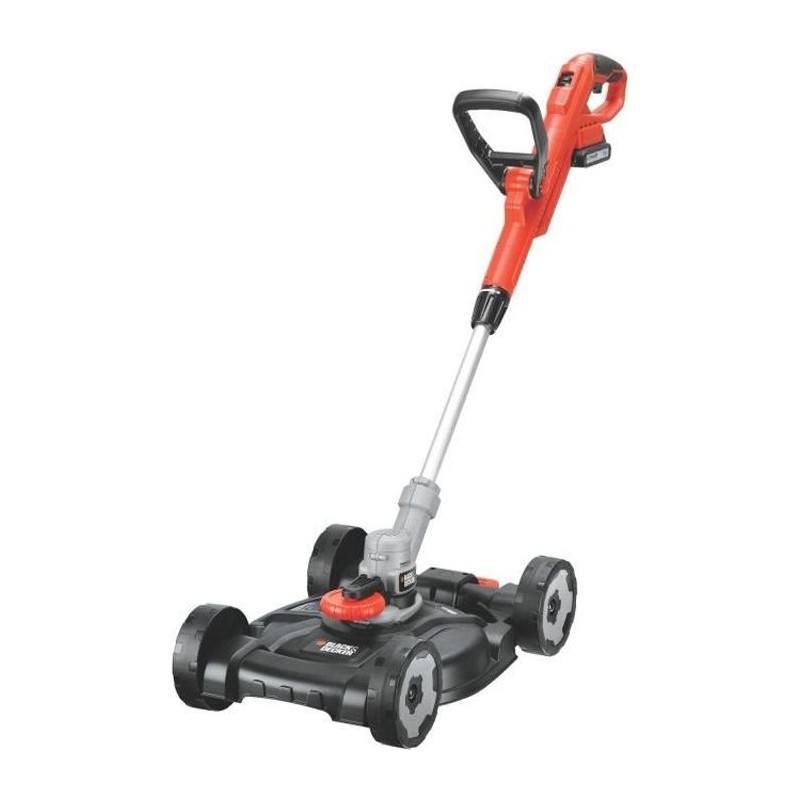 Coupe-bordures 3 en 1 sans fil + batterie 2Ah + chargeur - BLACK&DECKER - STC...