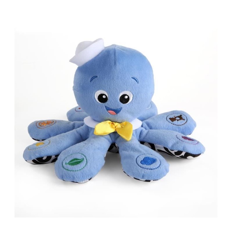 BABY EINSTEIN Peluche, doudou, Poulpe marin Toudou Octoplush™ - Bleu, cadeau ...