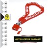 MASTER LOCK Chaîne Antivol Vélo avec Cadenas a Clé - Idéal pour les Vélos, Vé...