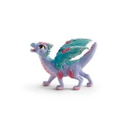 Figurines Dragon Fleuri avec son petit, Coffret Schleich 70592