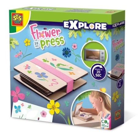 Presse-fleur 20 sec. - Loisirs créatifs - SES CREATIVE - Presse les plus bell...