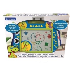 Ardoise Magnétique Enfant - LEXIBOOK - Dinosaure - Multicolore - Effaçable - ...