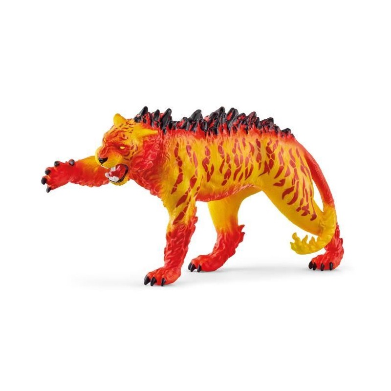 Figurine Tigre de Lave, Tigre Malicieux au Pelage Terrifiant, Jouet Durable, ...