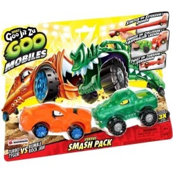 Véhicules miniatures - MOOSE TOYS - GOO MOBILES - TURBO TYGER VS RUMBLER JAW