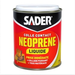 Colle contact néoprene liquide extra forte - SADER - Tous matériaux - Prise i...