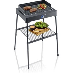 Barbecue électrique SEVERIN - PG8568 - Surface de cuisson 44,5x26cm - Hauteur...