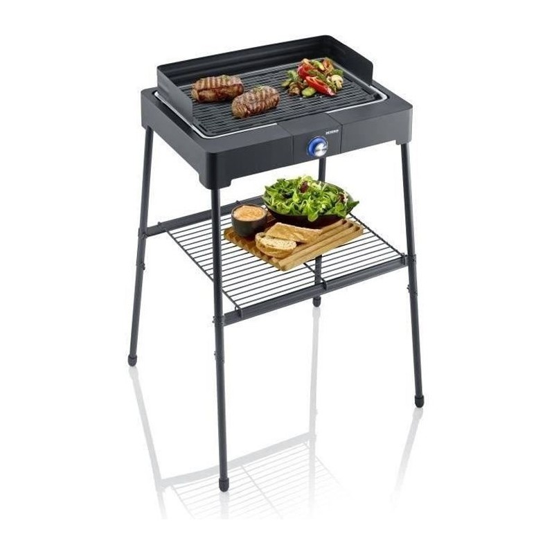 Barbecue électrique SEVERIN - PG8568 - Surface de cuisson 44,5x26cm - Hauteur...