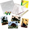 Moulage et peinture et scratch - SES CREATIVE - Dinosaures 2 en 1 -