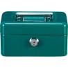 Caissette a monnaie - BURG WACHTER - Money 5015 Green - Ouverture a clé, acie...