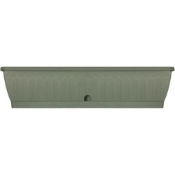 Jardiniere - GARDEN ID Terraflor - Vert de gris 80 cm - Solidité - Réserve d'...