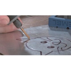 Fraise en carbure de tungstene Dremel Max 9901 - ø3,2mm cylindre