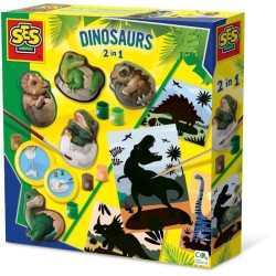 Dinosaures 2 en 1 - Moulage...