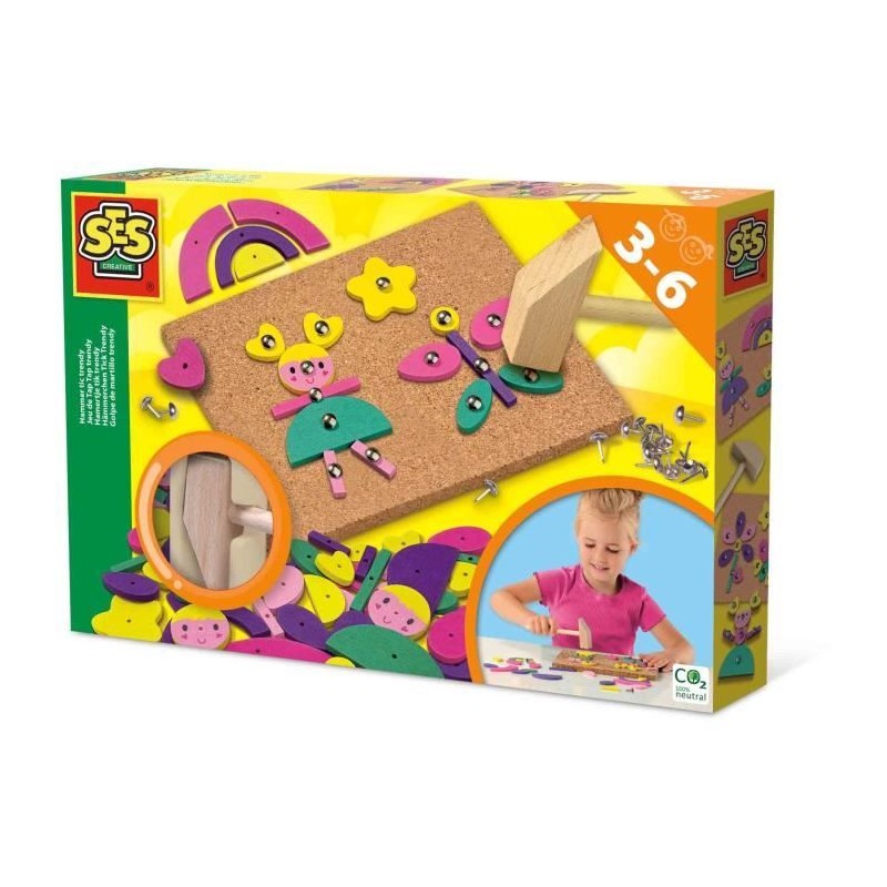 Jeu de Tap Tap trendy - SES CREATIVE - Couleurs vives et actuelles et formes ...
