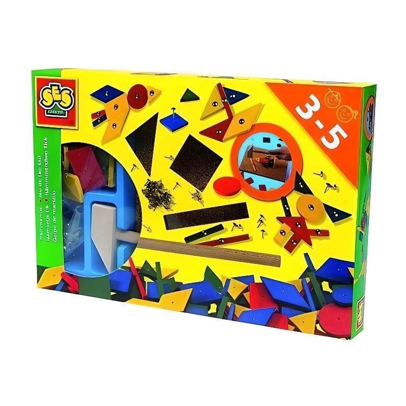 Jeu De Tap Tap Original - SES CREATIVE - 32 pieces de bois - Mixte - a partir...