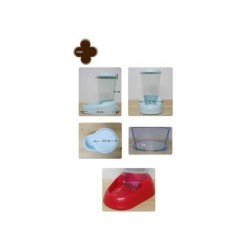 Distributeur d'eau pour chat et chien NADIR - Plastique - 3L - Antidérapant -...