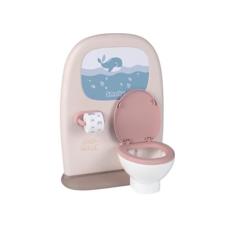 Jouet pour enfant - Smoby - Baby Nurse - Lavabo et toilettes - Effet carrelag...