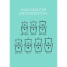 ELHO Pot a fleurs Self-watering Insert - Ø 33 x H 31 cm - Intérieur, accessoi...