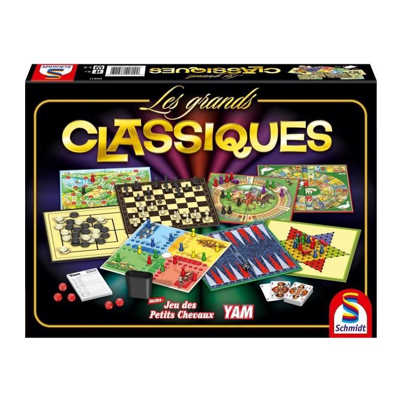 Les grands classiques Jeux de Société - SCHMIDT SPIELE - Retrouvez les grands...