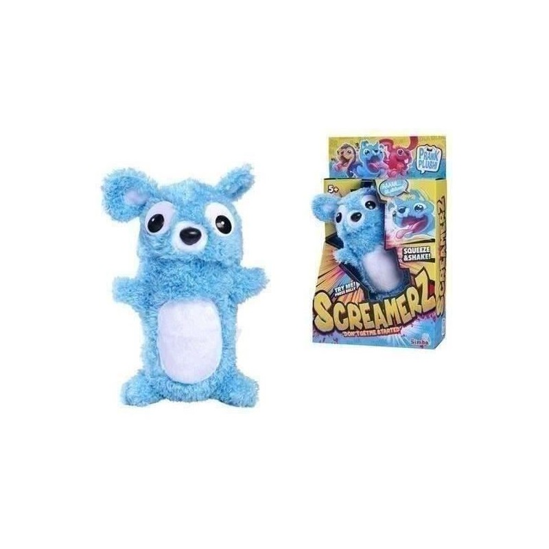 Smoby - Screamerz - Peluche intéractive amusante - Ours - 25 cm - Bruits en l...