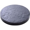 Support a roulettes - EDA - Ø 30 cm x H 5 cm - Gris ardoise