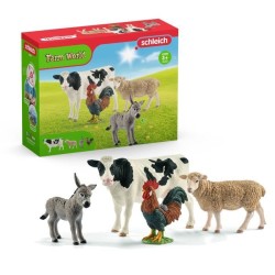 Figurines 4 animaux de la...