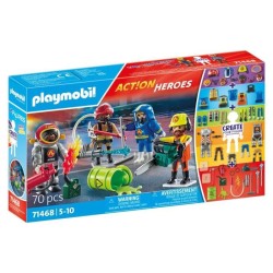 PLAYMOBIL 71468 My figures : métiers a risque - avec quatres personnages du d...