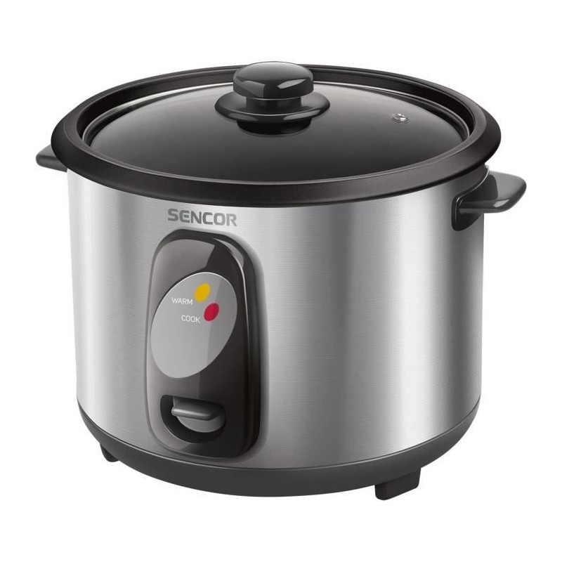 Cuiseur a riz - SENCOR - SRM 1000SS - 400 W - 1 L - Acier inoxydable