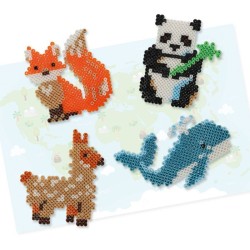 Perles a repasser - SES CREATIVE - Animaux du monde - Beedz - Kit