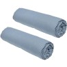 Lot de 2 draps housses TODAY Essential - 160 x 200 cm - 2 personnes - 100% Co...
