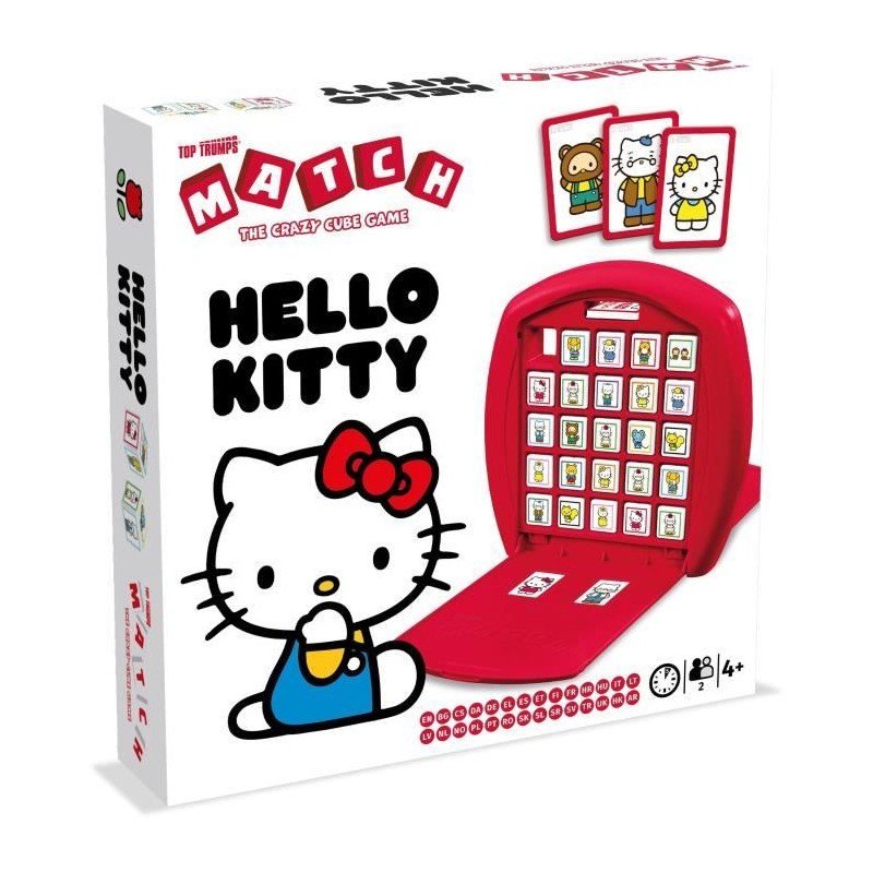 Match Hello Kitty - Jeu de société - WINNING MOVES - Alignez 5 cubes identiqu...