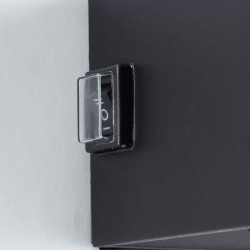 Applique magnétique d'extérieur - ISEO - BRILLIANT - Rechargeable - Noir - LE...