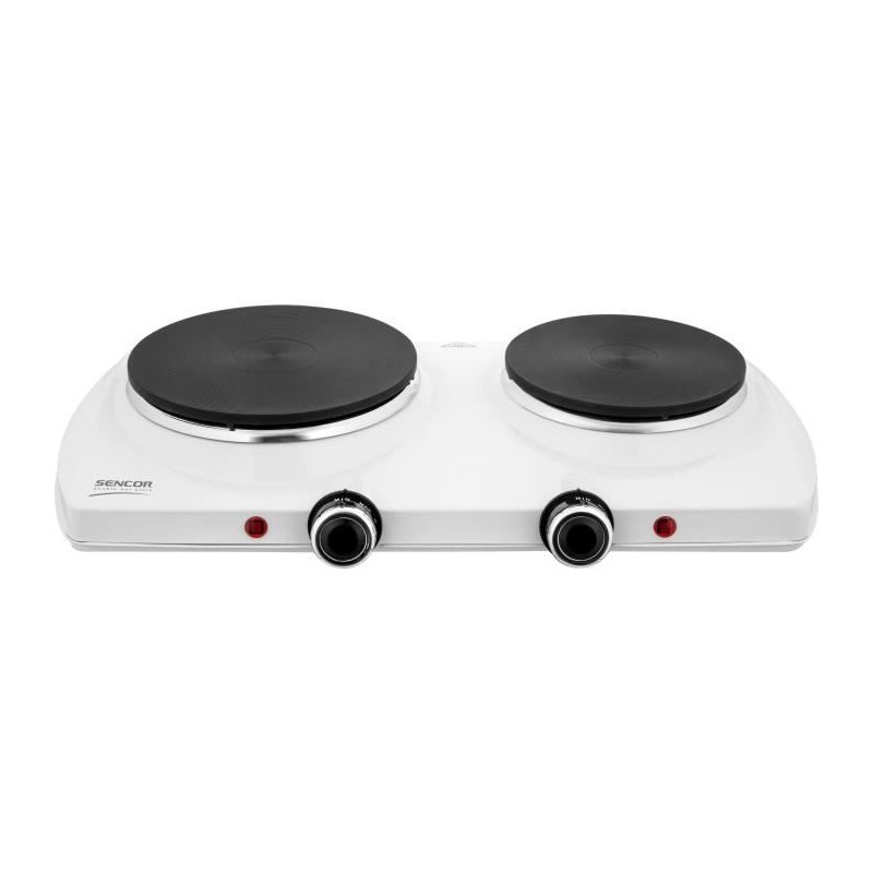 Plaque de cuisson électrique - SENCOR - SCP 2253WH-EUE4 - 2500 W - 2 foyers -...