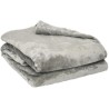 Couverture Microflanelle Toison d'Or - 180 x 220 cm - Coloris Perle