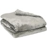 Couverture Microflanelle Toison d'Or - 180 x 220 cm - Coloris Perle