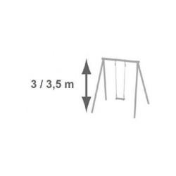 Anneaux métal pour portique 3 m - 3,5 m Trigano