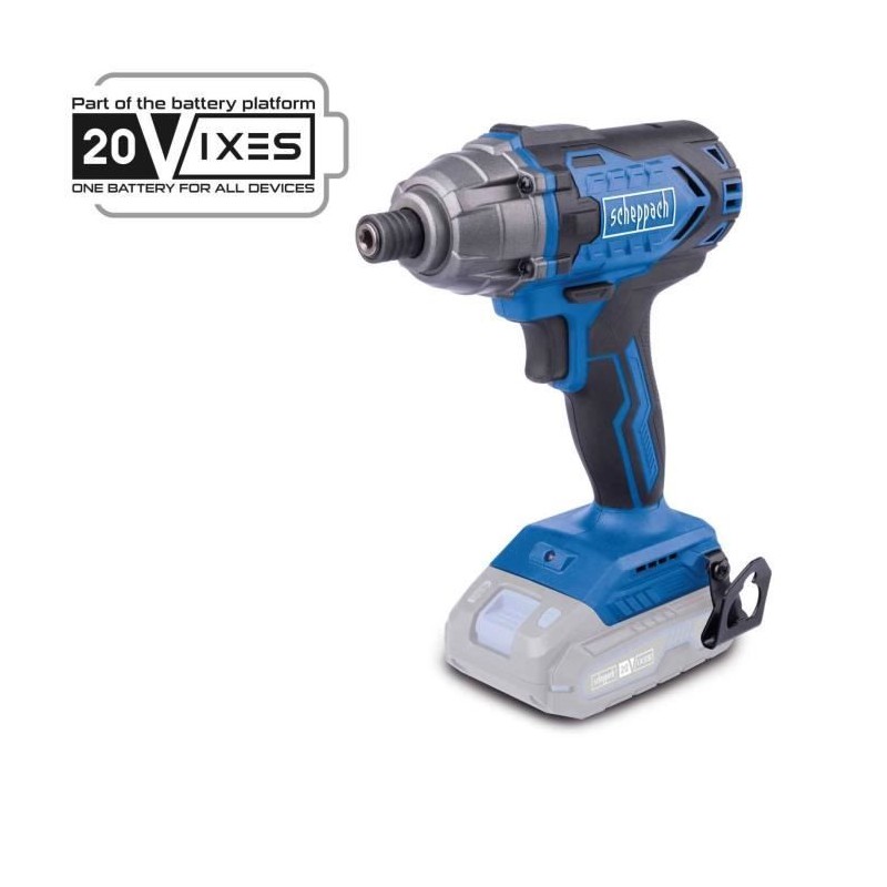 Clé a choc sans fil C-ID180-X -  1/4 brushless 180 Nm 3600 bmp - SCHEPPACH 20...