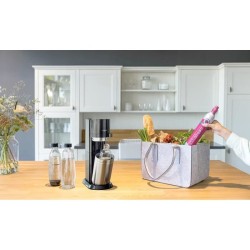 Bouteille en verre SODASTREAM - Capacité 1L - Compatible machine DUO