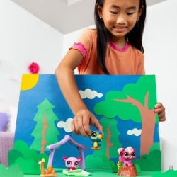 Pack a theme 3 Pets - BANDAI - Littlest Pet Shop Camping - Animaux et accesso...