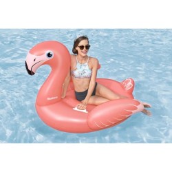 Bouée a chevaucher - Bestway - Flamant rose - 168 x 120 cm