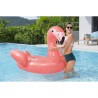 Bouée a chevaucher - Bestway - Flamant rose - 168 x 120 cm