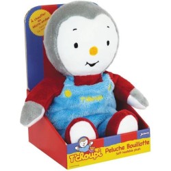 T'choupi Peluche Bouillotte +/- 21 cm avec Micro Perles d'Argile - JEMINI - A...