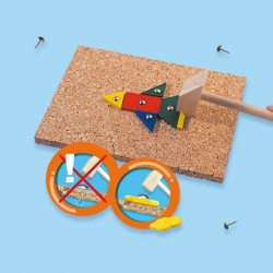 Jeu De Tap Tap Original - SES Creative - Hobby 3 - 6 - 32 Pieces Bois