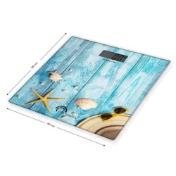 Pese-personne électronique LITTLE BALANCE 8334- Design Coquillages - 180 kg /...