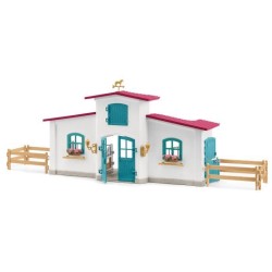 Centre équestre modulable de Lakeside pour chevaux, coffret figurines