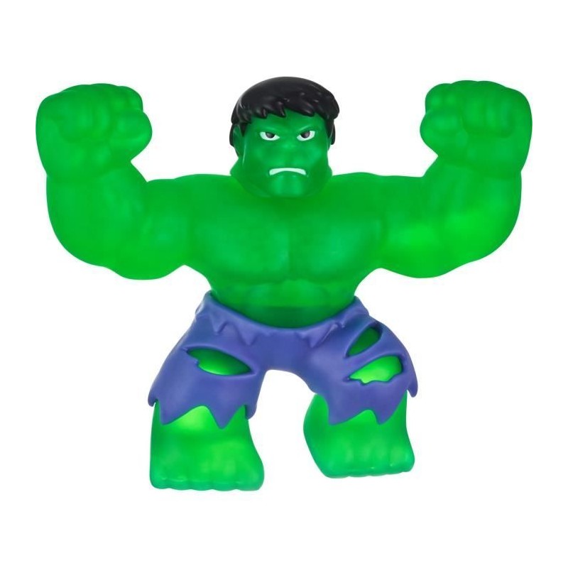 Figurine Hulk S3 - MOOSE TOYS - 11 cm - Goo Jit Zu Marvel - Vert et bleu